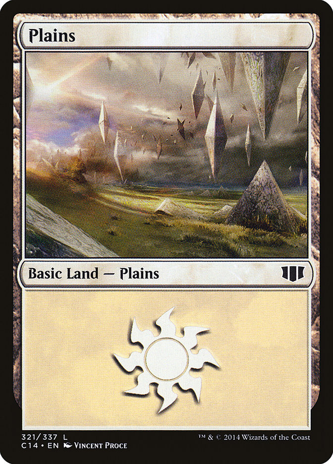 Plains (321) [Commander 2014] | Silver Goblin