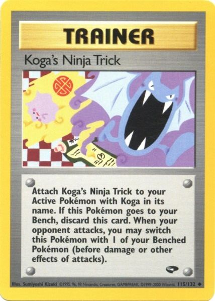Koga's Ninja Trick (115/132) [Gym Challenge Unlimited] | Silver Goblin