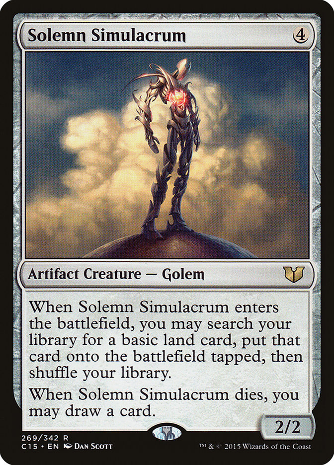 Solemn Simulacrum [Commander 2015] | Silver Goblin