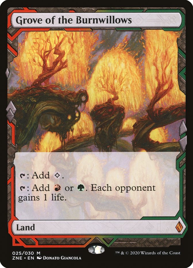 Grove of the Burnwillows (Expeditions) [Zendikar Rising Expeditions] | Silver Goblin