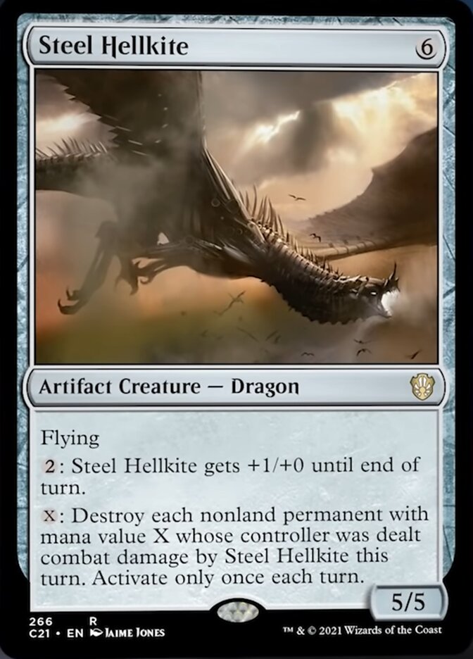 Steel Hellkite [Commander 2021] | Silver Goblin