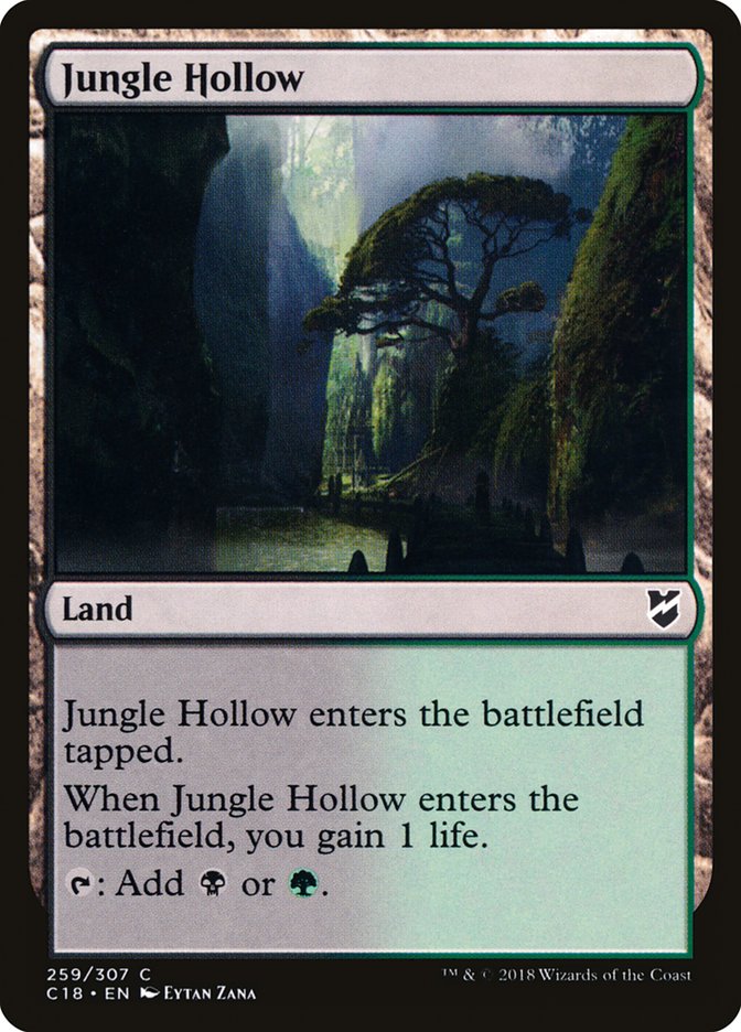 Jungle Hollow [Commander 2018] | Silver Goblin