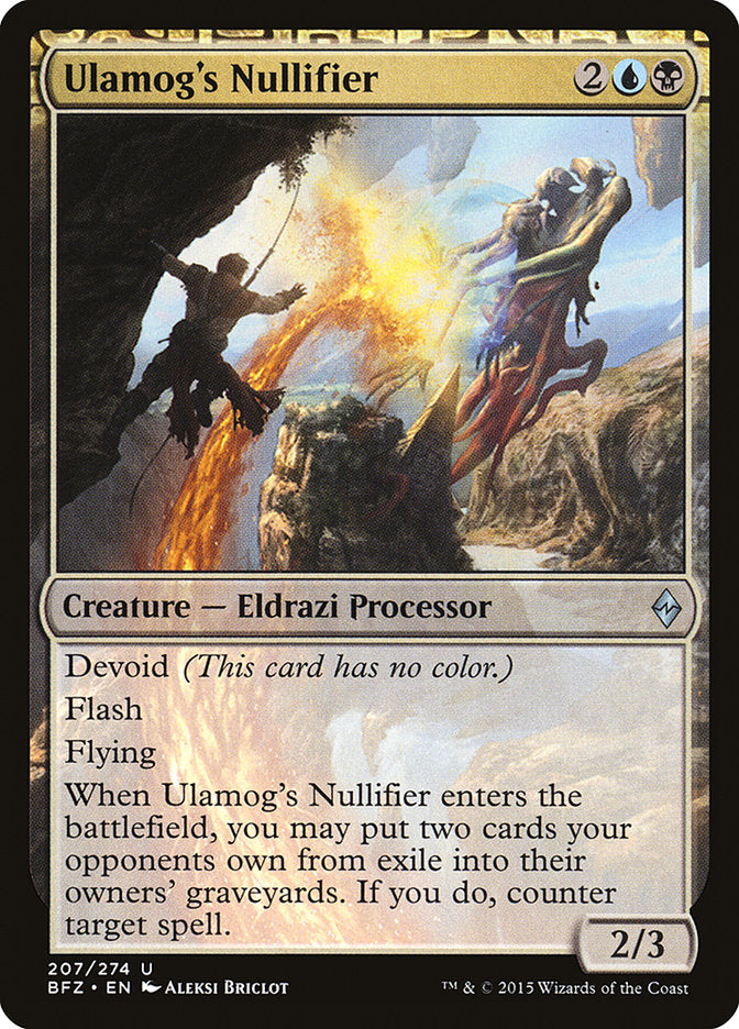 Ulamog's Nullifier [Battle for Zendikar] | Silver Goblin