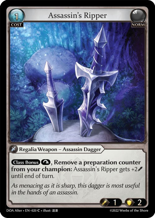 Assassin's Ripper (020) [Dawn of Ashes: Alter Edition] | Silver Goblin