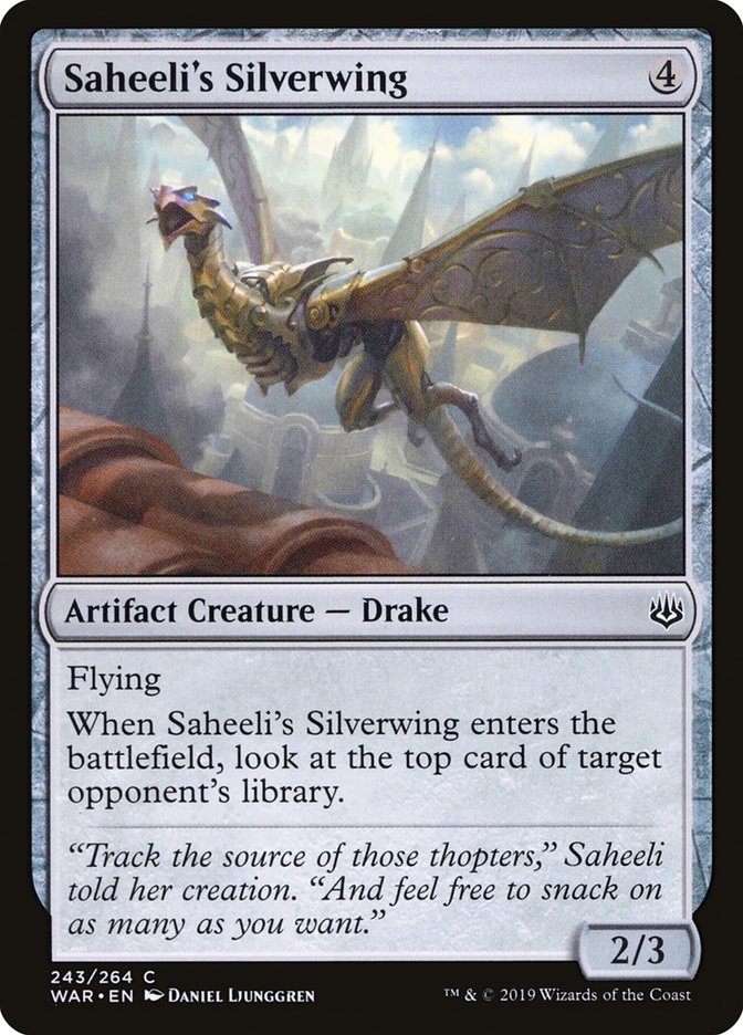Saheeli's Silverwing [War of the Spark] | Silver Goblin