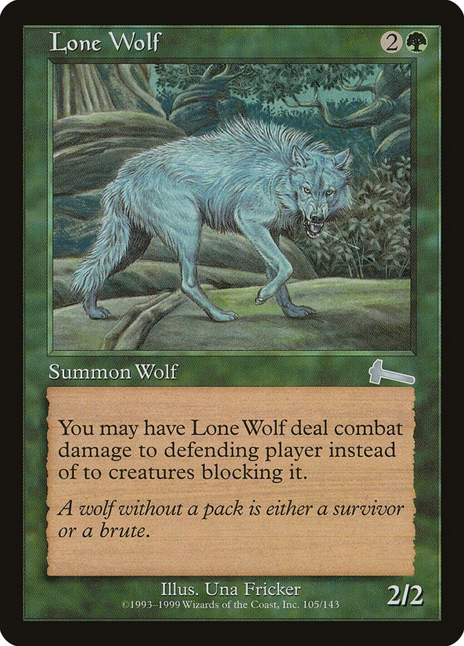 Lone Wolf [Urza's Legacy] | Silver Goblin
