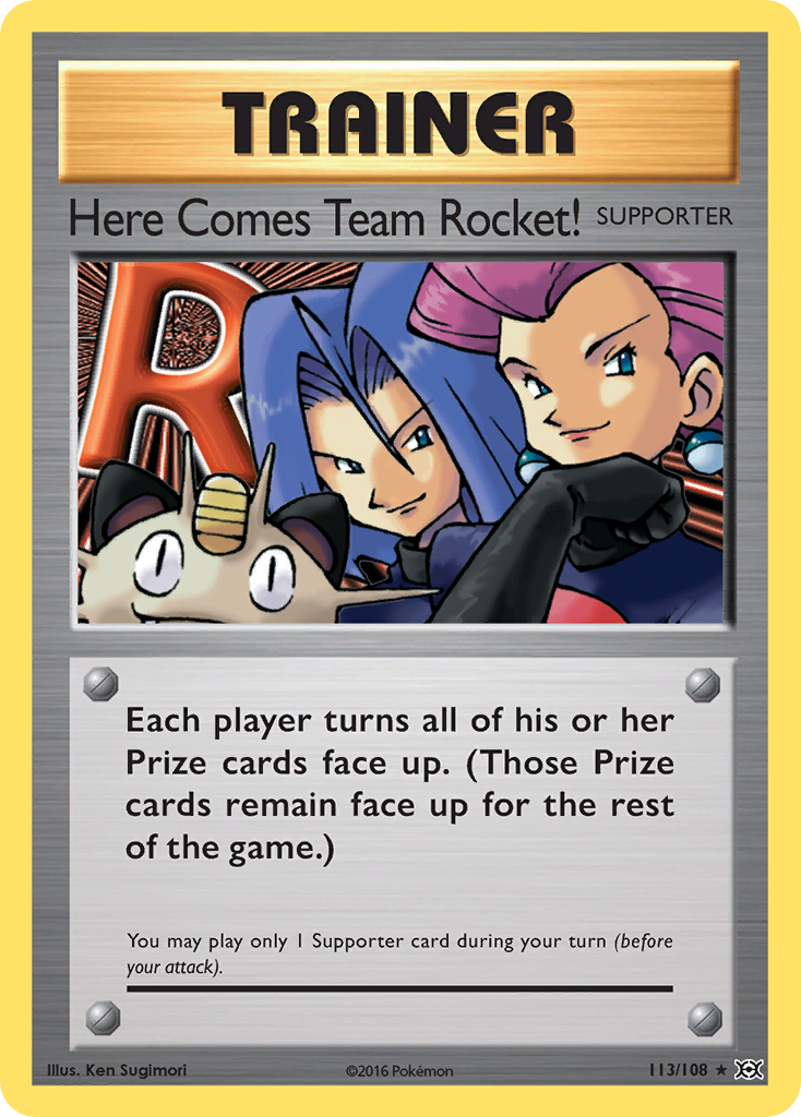 Here Comes Team Rocket! (113/108) [XY: Evolutions] | Silver Goblin