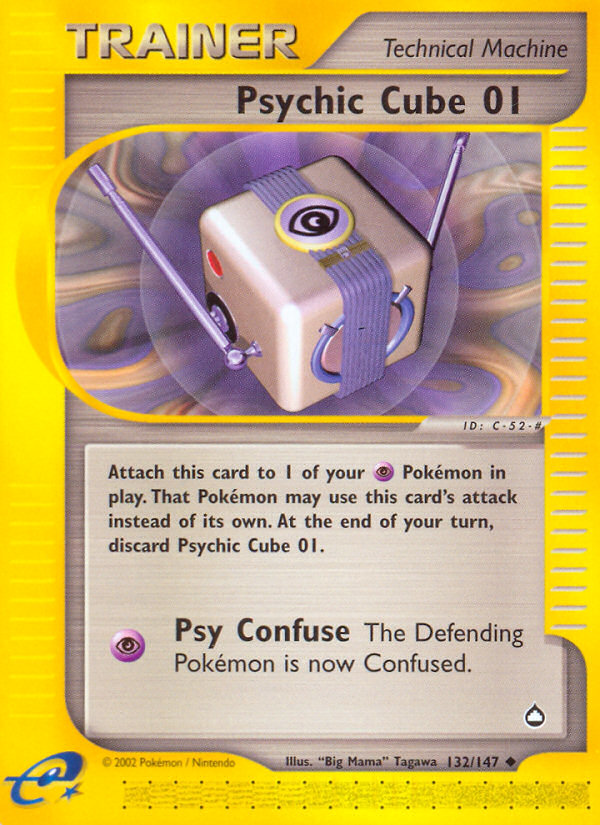 Psychic Cube 01 (132/147) [Aquapolis] | Silver Goblin