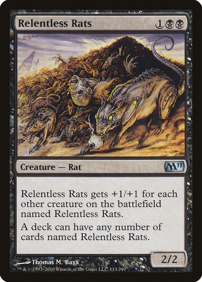 Relentless Rats [Magic 2011] | Silver Goblin