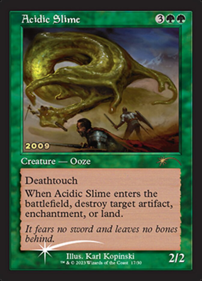 Acidic Slime [30th Anniversary Promos] | Silver Goblin