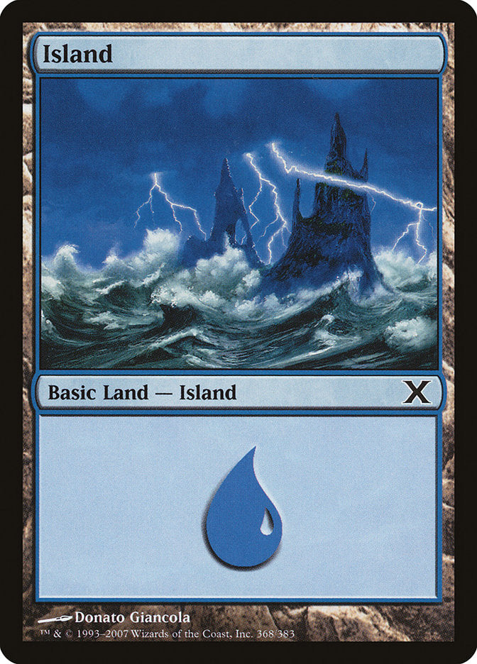 Island (368) [Tenth Edition] | Silver Goblin