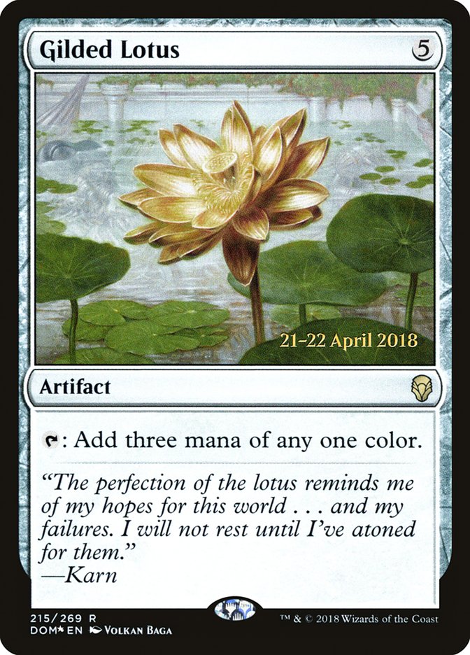 Gilded Lotus [Dominaria Prerelease Promos] | Silver Goblin