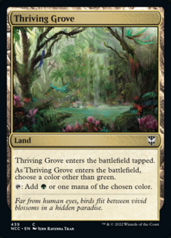 Thriving Grove [Streets of New Capenna Commander] | Silver Goblin