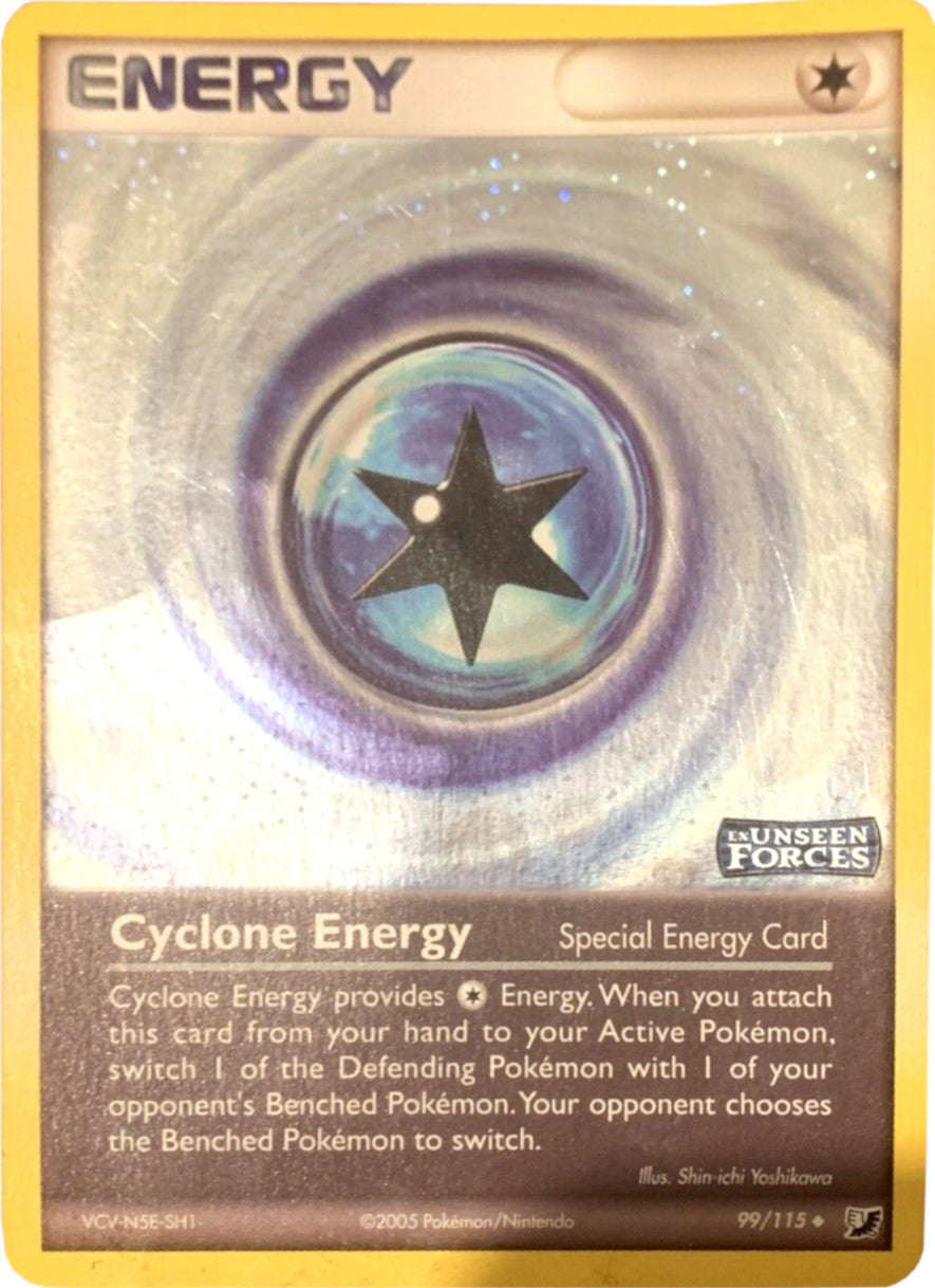 Cyclone Energy (99/115) (Stamped) [EX: Unseen Forces] | Silver Goblin