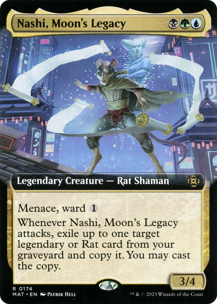 Nashi, Moon's Legacy (Extended Art) [March of the Machine: The Aftermath] | Silver Goblin