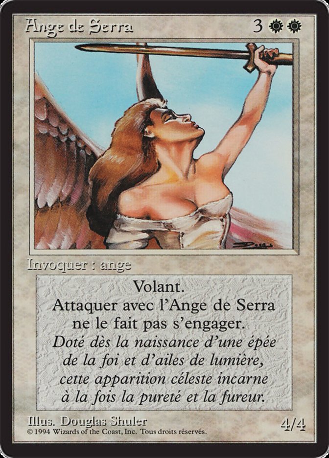 Serra Angel [Foreign Black Border] | Silver Goblin