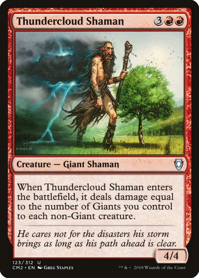 Thundercloud Shaman [Commander Anthology Volume II] | Silver Goblin