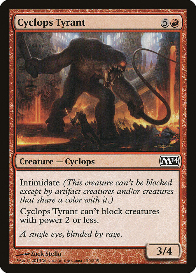 Cyclops Tyrant [Magic 2014] | Silver Goblin