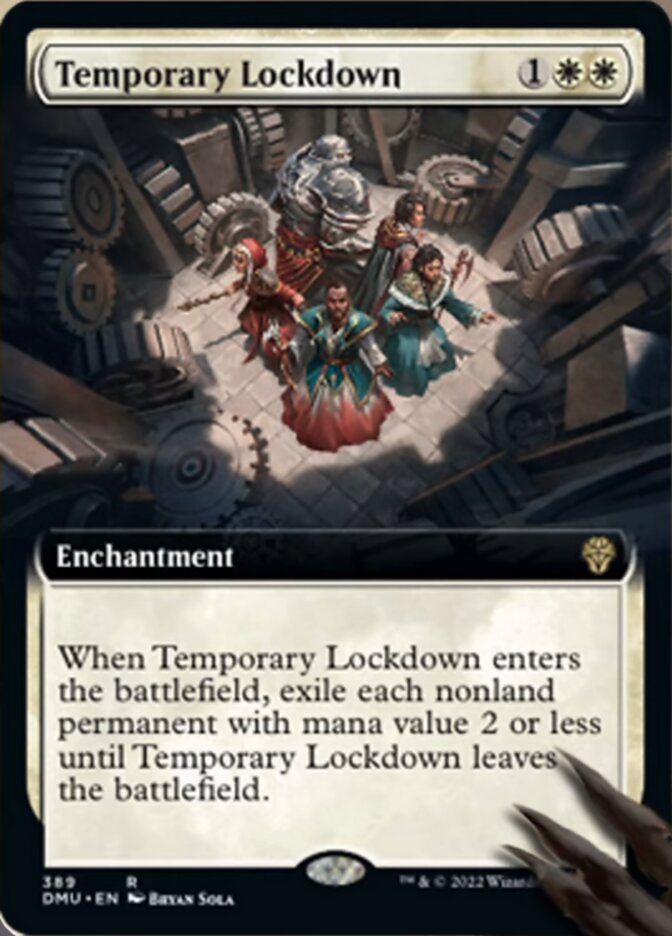 Temporary Lockdown (Extended Art) [Dominaria United] | Silver Goblin