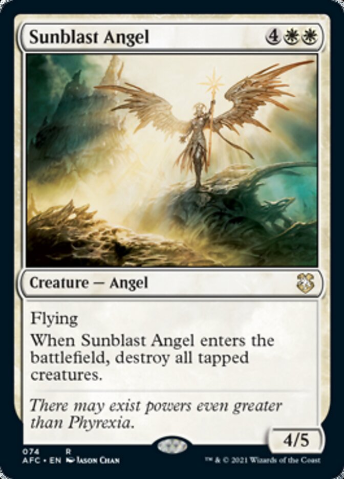 Sunblast Angel [Dungeons & Dragons: Adventures in the Forgotten Realms Commander] | Silver Goblin