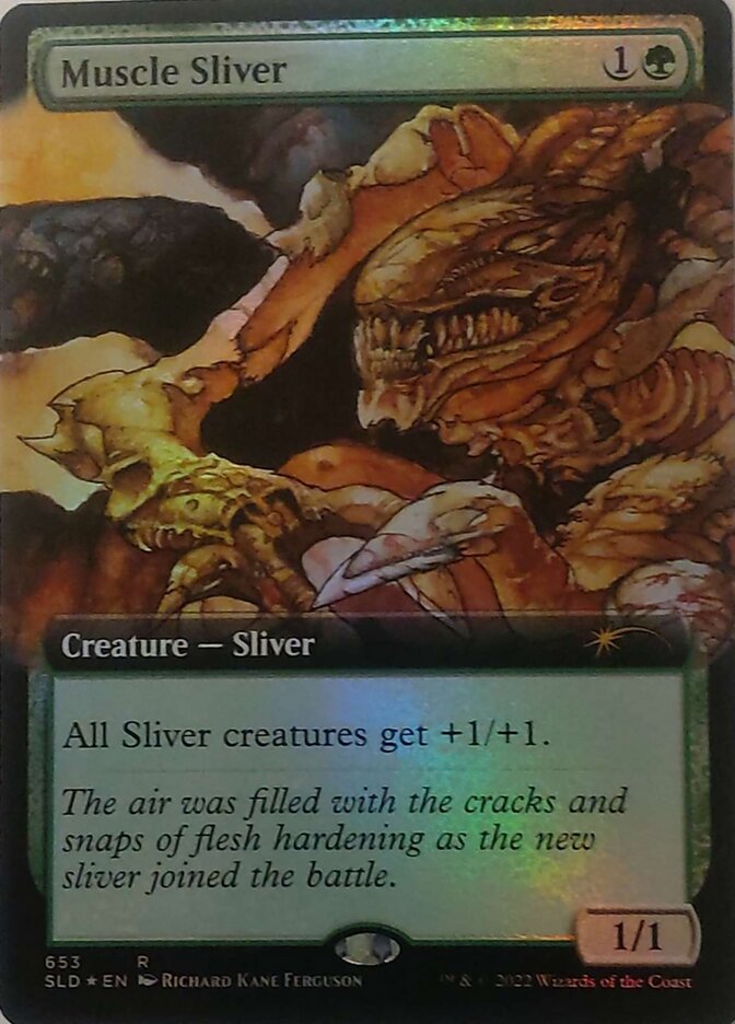 Muscle Sliver (Extended Art) [Secret Lair Drop Promos] | Silver Goblin