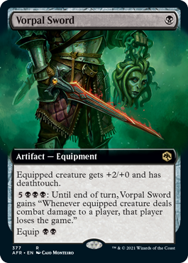 Vorpal Sword (Extended Art) [Dungeons & Dragons: Adventures in the Forgotten Realms] | Silver Goblin