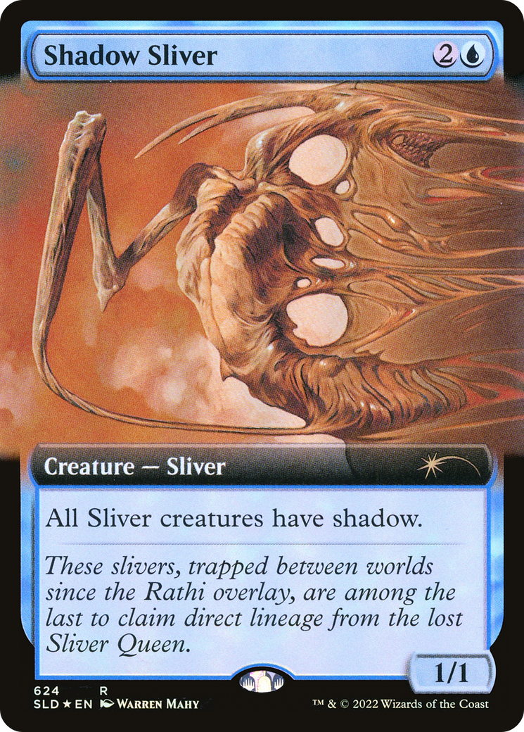 Shadow Sliver (Extended Art) [Secret Lair Drop Promos] | Silver Goblin
