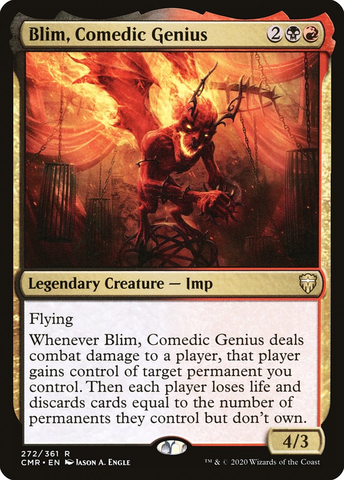 Blim, Comedic Genius [Commander Legends] | Silver Goblin