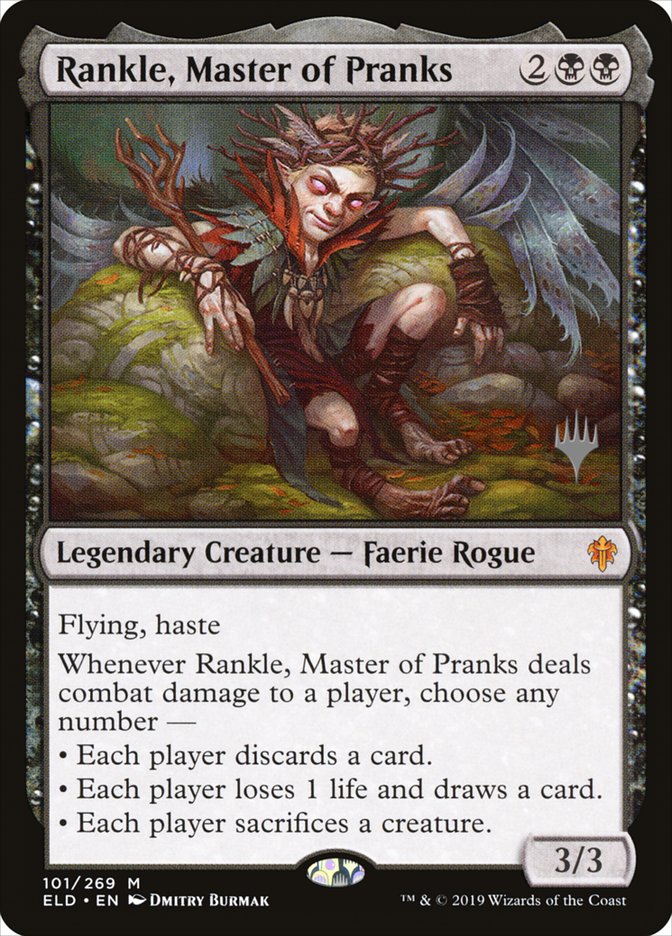 Rankle, Master of Pranks (Promo Pack) [Throne of Eldraine Promos] | Silver Goblin