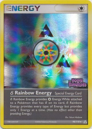 Rainbow Energy (98/110) (Delta Species) (Stamped) [EX: Holon Phantoms] | Silver Goblin