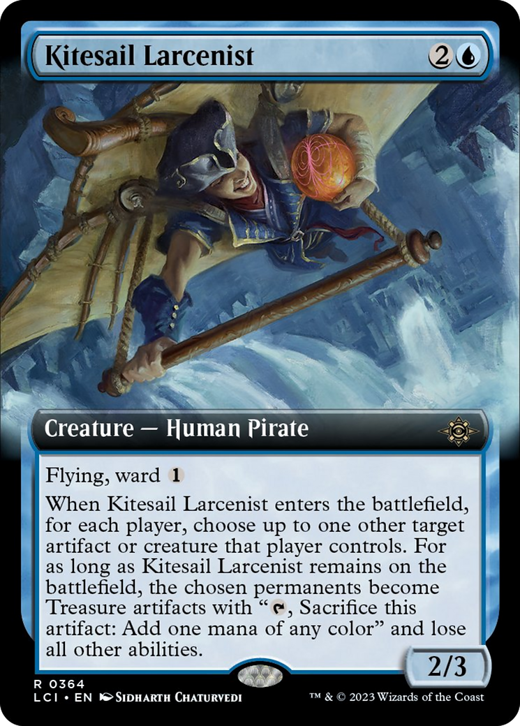 Kitesail Larcenist (Extended Art) [The Lost Caverns of Ixalan] | Silver Goblin