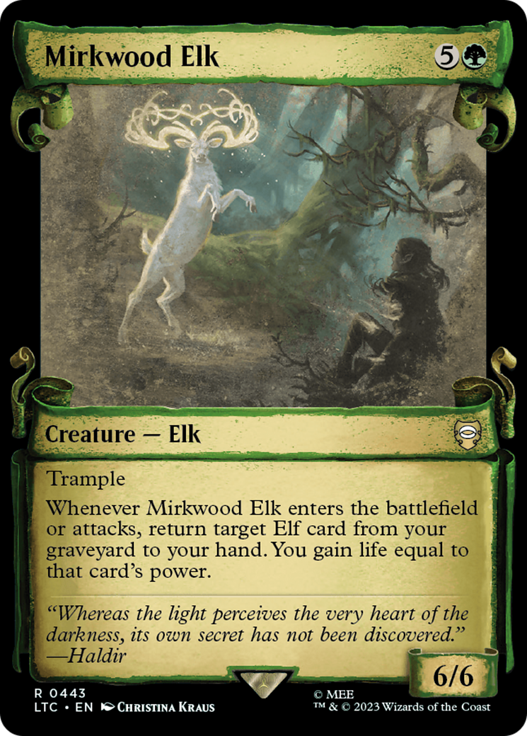 Mirkwood Elk [The Lord of the Rings: Tales of Middle-Earth Commander Showcase Scrolls] | Silver Goblin