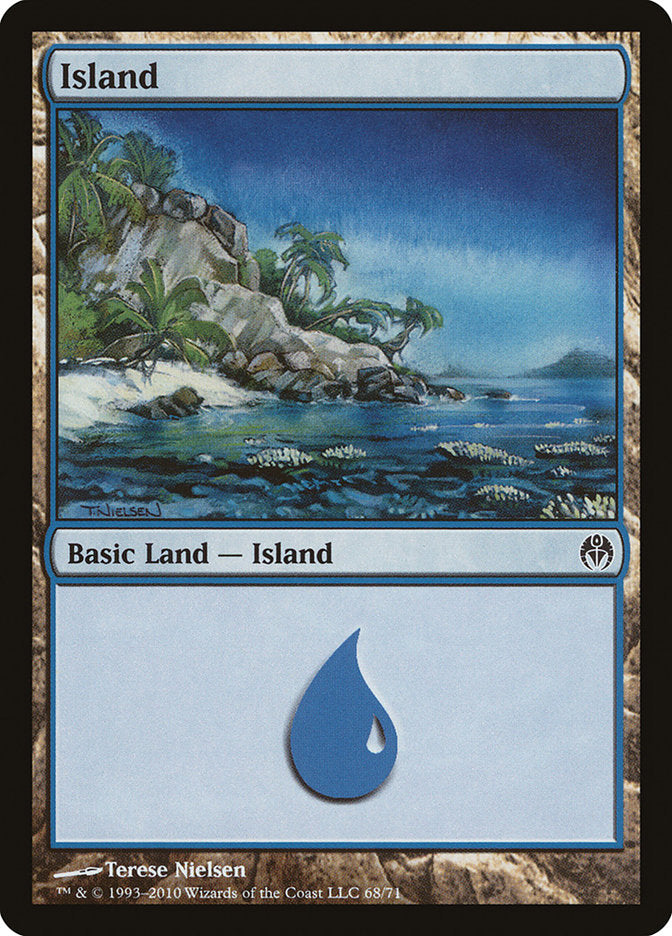 Island (68) [Duel Decks: Phyrexia vs. the Coalition] | Silver Goblin