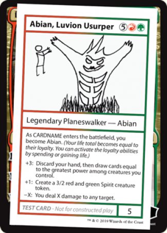 Abian, Luvion Usurper (2021 Edition) [Mystery Booster Playtest Cards] | Silver Goblin
