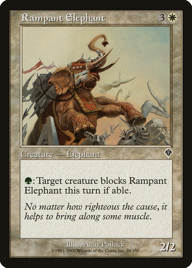 Rampant Elephant [Invasion] | Silver Goblin