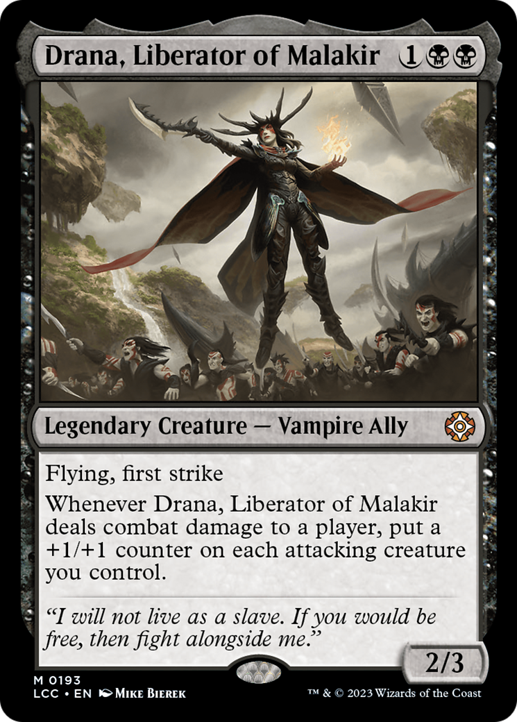 Drana, Liberator of Malakir [The Lost Caverns of Ixalan Commander] | Silver Goblin