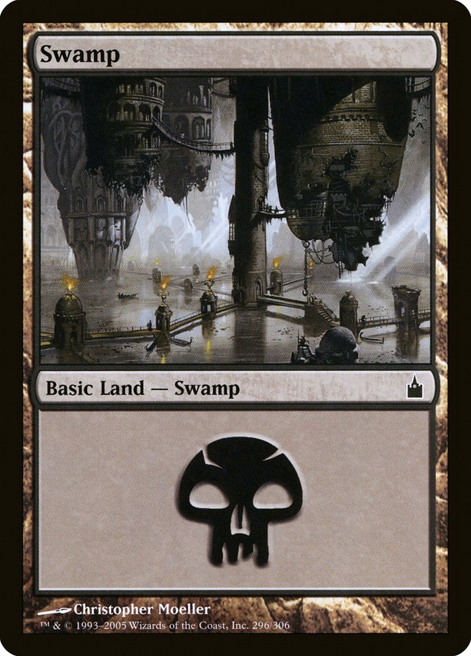Swamp (296) [Ravnica: City of Guilds] | Silver Goblin