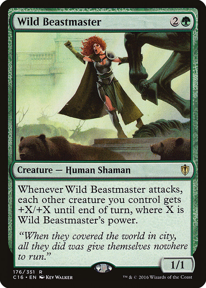 Wild Beastmaster [Commander 2016] | Silver Goblin