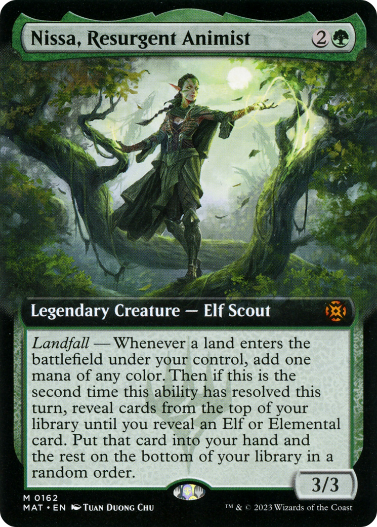 Nissa, Resurgent Animist (Extended Art) [March of the Machine: The Aftermath] | Silver Goblin