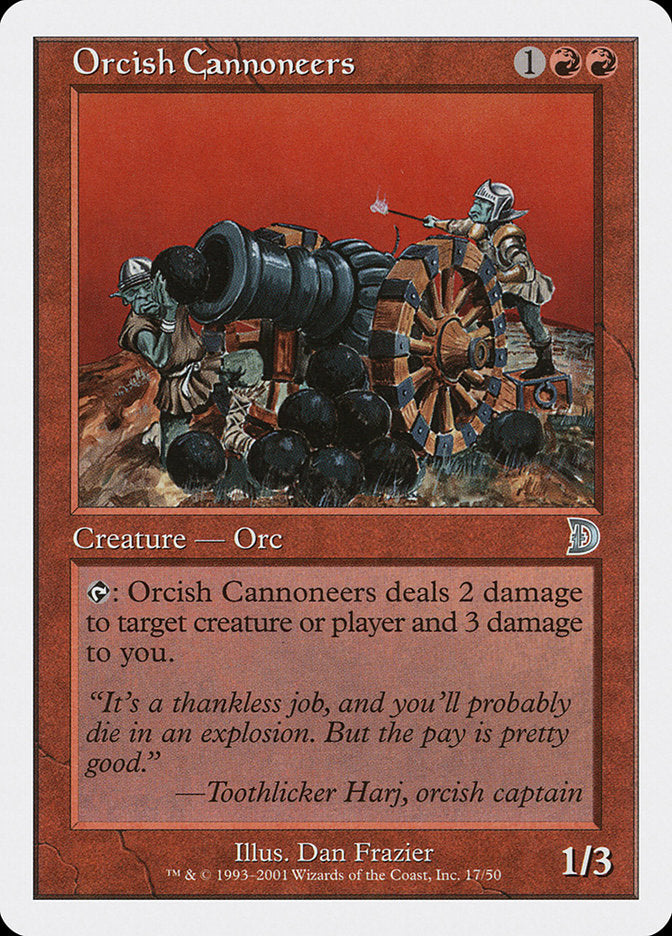 Orcish Cannoneers [Deckmasters] | Silver Goblin