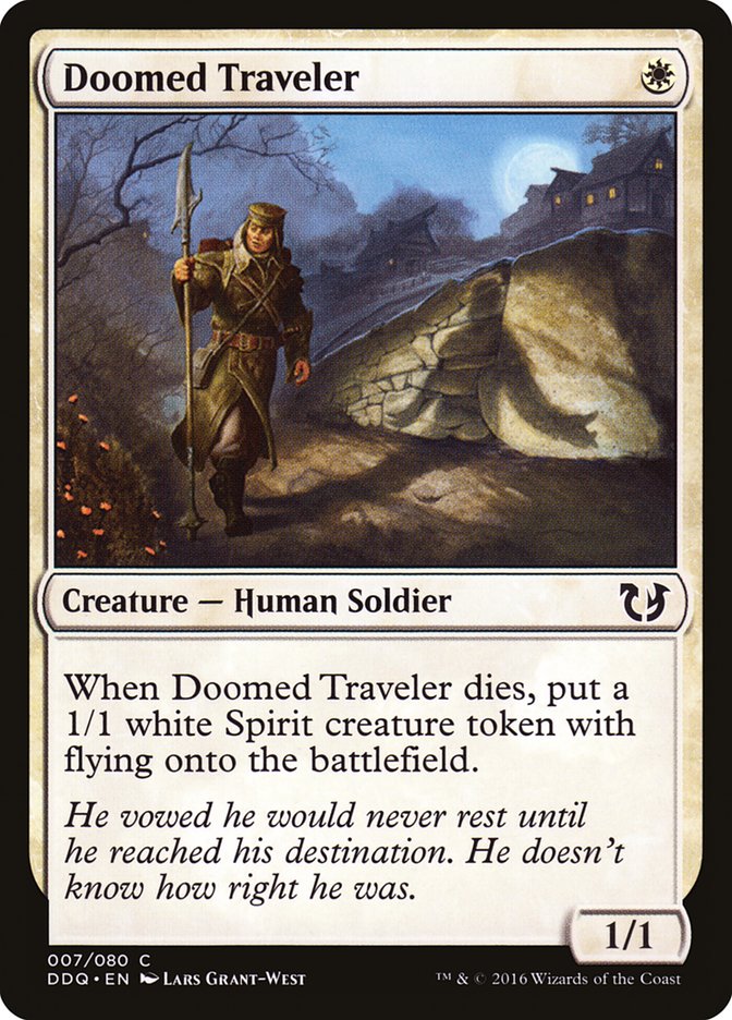 Doomed Traveler [Duel Decks: Blessed vs. Cursed] | Silver Goblin