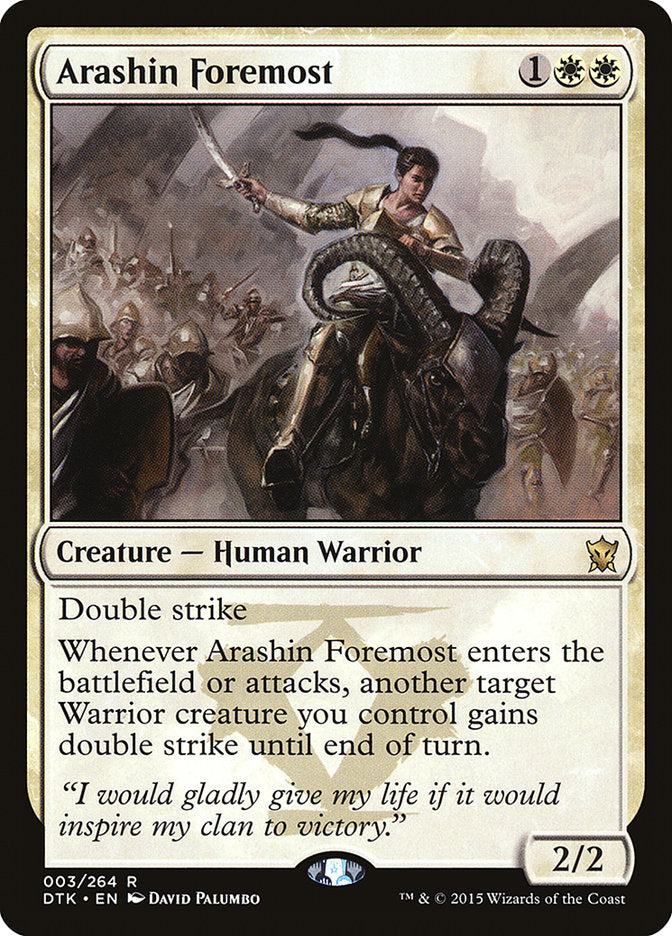 Arashin Foremost [Dragons of Tarkir] | Silver Goblin
