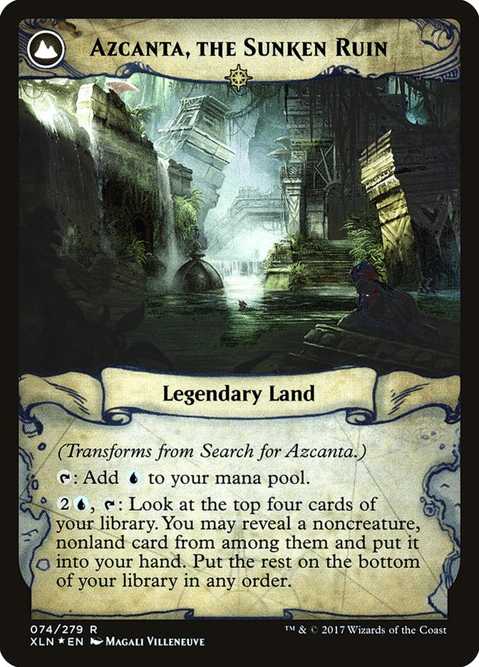 Search for Azcanta // Azcanta, the Sunken Ruin (74s) Foil - Ixalan Promos