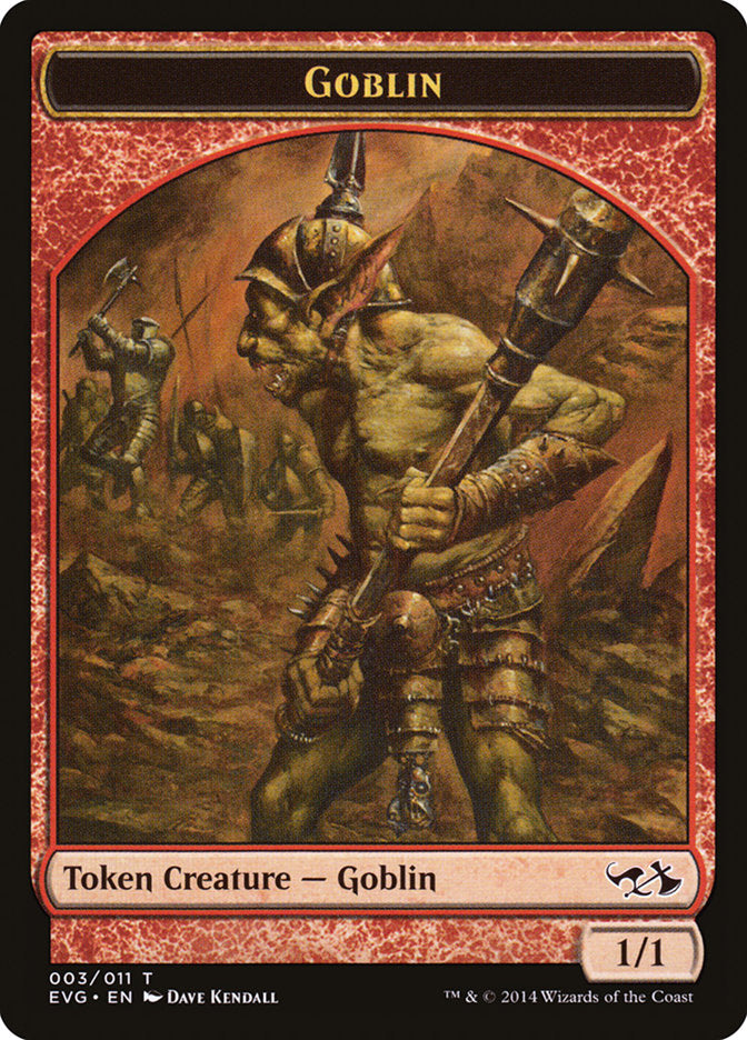 Goblin Token (Elves vs. Goblins) [Duel Decks Anthology Tokens] | Silver Goblin