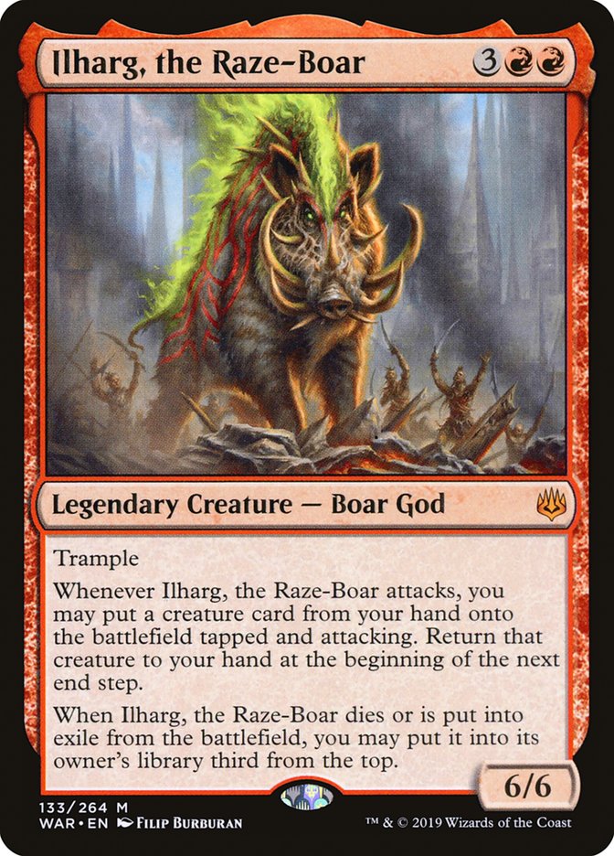 Ilharg, the Raze-Boar [War of the Spark] | Silver Goblin