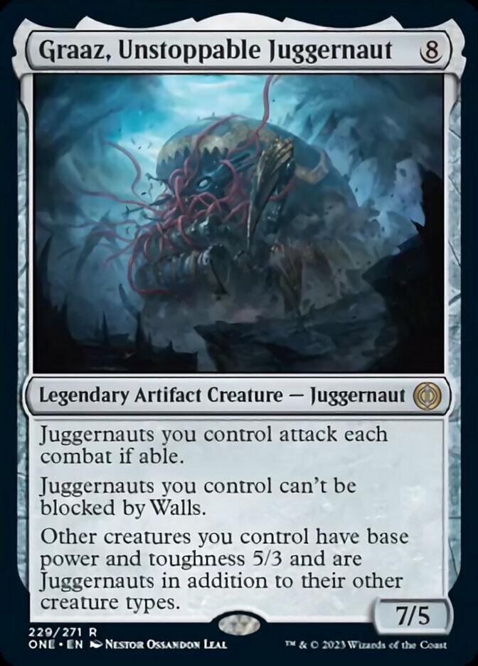 Graaz, Unstoppable Juggernaut [Phyrexia: All Will Be One] | Silver Goblin