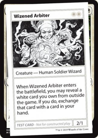Wizened Arbiter (2021 Edition) [Mystery Booster Playtest Cards] | Silver Goblin