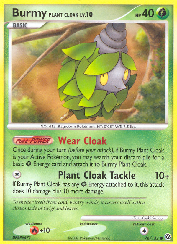 Burmy Plant Cloak (78/132) [Diamond & Pearl: Secret Wonders] | Silver Goblin