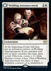 Wedding Announcement // Wedding Festivity [Innistrad: Crimson Vow] | Silver Goblin
