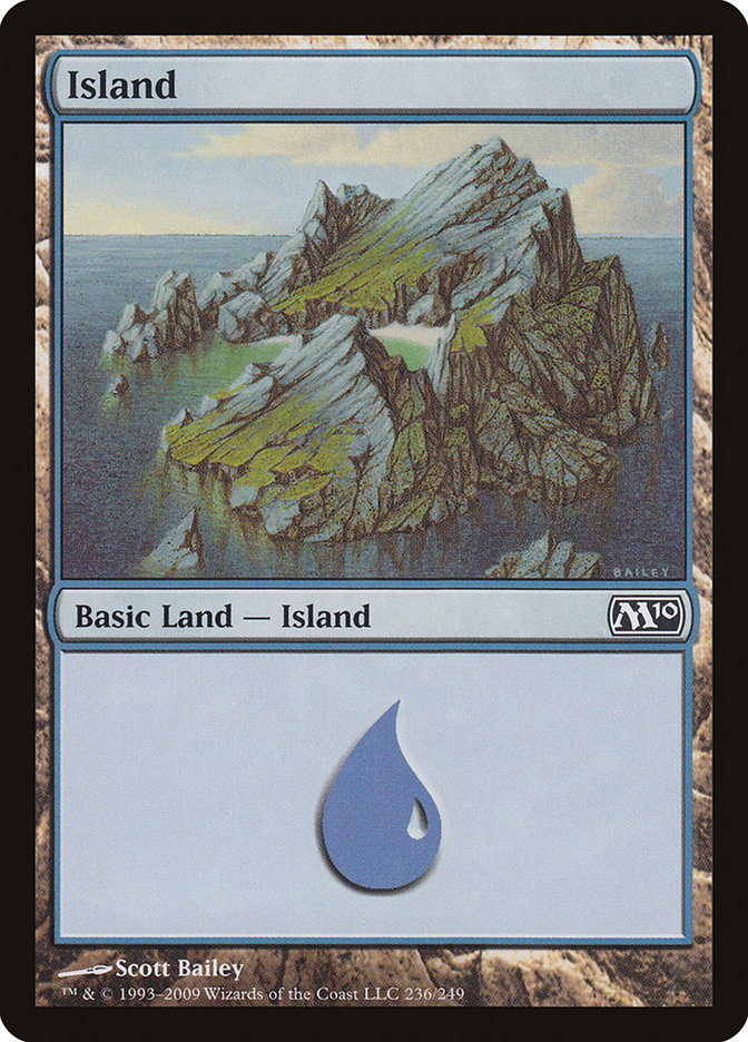 Island (236) [Magic 2010] | Silver Goblin